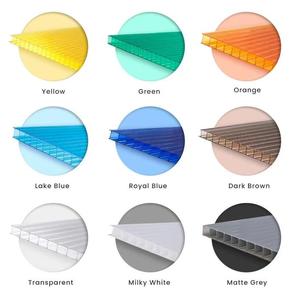 Feuilles de polycarbonate multiparois résistantes aux UV Panneaux personnalisables insonorisés et thermoisolants pour les salles de soleil de construction d'ingénierie - Product Image 3