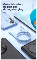 Cable de Datos Trenzado de Cobre Puro de Gran Calidad, Doble Tipo-C, Carga Rápida PD 60W, Transferencia de Datos para iPhone