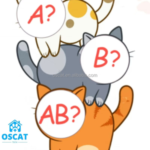 OSCAT 하이 퀄리티 EX-RTK-4 동물 용 장비 고양이 고양이 고양이 혈액 타이핑 키트 개 및 애완 동물 진단 고양이 혈액 그룹 테스트 카드 - Product Image 6