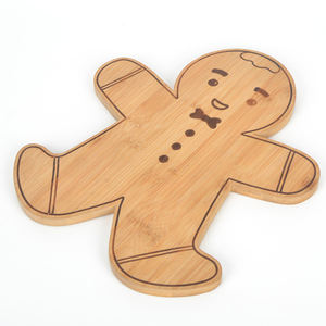 Pain d'épice Homme Arbre de Noël Assiette Snack <span class=keywords><strong>Plat</strong></span> Note Festive Manquant - Product Image 1