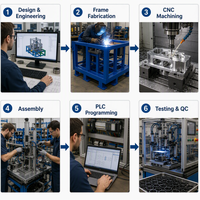 Machine d'assemblage de joints toriques entièrement automatique à haute efficacité QFW avec contrôle PLC, machine d'insertion de joints toriques