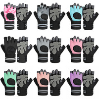 Deportes Transpirable Cómodo Protección de manos Muñequeras Soporte Entrenamiento Levantamiento de pesas Ciclismo Escalada Guantes de gimnasio