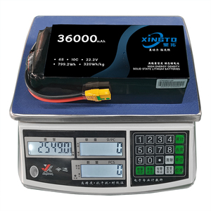 Xingto Super Solid-State 6s 22.2V 10C 10000mAh 20000mAh 21000mAh 22000mAh 36000mAh แบตเตอรี่ Lipo ที่ได้รับการรับรองจาก CE พลังงาน320 w/kg - Product Image 4