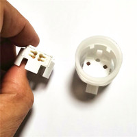 Support de tube lumineux LED G13 T8, base 2P, tube rond, étanche, support de lampe fluorescente