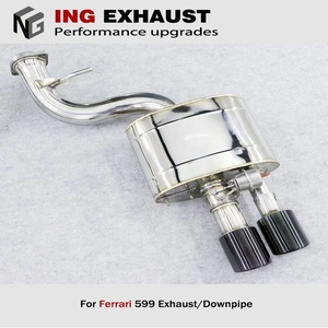 <span class=keywords><strong>ING</strong></span>-silenciador de tubo de escape de acero inoxidable, Colector de bajada para Ferrari 2009 GTO 599, 6,0 - Product Image 4