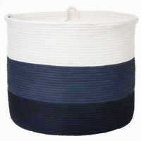 Panier à linge pliable en coton tissé NFS avec couvercle, capacité supérieure à 35L, design moulé par injection écologique pour vêtements sales