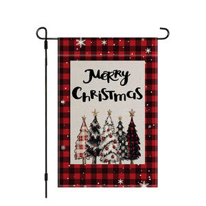 ธงสวนโพลีเอสเตอร์กันน้ำขนาดใดก็ได้ 12x18 นิ้ว <span class=keywords><strong>ราคา</strong></span><span class=keywords><strong>ถูก</strong></span> ออกแบบเองได้ พิมพ์ดิจิทัล สำหรับตกแต่งบ้าน วันหยุดฤดูหนาว ใช้ภายนอกอาคาร - Product Image 1