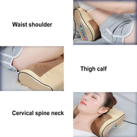 2024 vente chaude oreiller de Massage des épaules pétrissage profond oreiller de Massage par Vibration oreiller de voyage Portable pour le soulagement de la douleur musculaire
