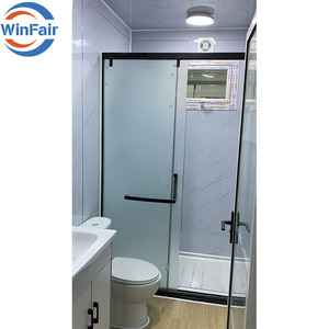 WinFair China-Prefab-House Price Mansion Villa Contenedor de vida listo expandible Casa Color gris con inodoro y ducha - Product Image 4