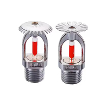 Tête de sprinkler droit globe en laiton 1/2" NPT K5.6, adaptée aux feux A et B, équipement incendie à installation simple