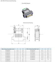 J30J04P040P000S0L00-A3 High-Density Micro Rectangular Connector Aerospace Grade Stable Connection