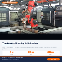 BORUNTE BRTIRUS1820A Robot industriel à 6 axes, bras robotisé 20 kg 1800 mm, robot d'asservissement CNC, pince personnalisée, chargement de pièces métalliques, précision 0,05 mm