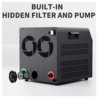 Refroidisseur automatique de bain de glace 0.5hp avec télécommande 110/220v R290 moteur de compresseur refroidi à l'eau