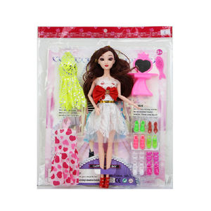 卸売30cm PVC 3Dリアルアイファッション人形セットミックス & マッチスタイルウィッグ、クマ、メガネ & 魔法の杖アクセサリー女の子用 - Product Image 2
