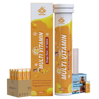 Comprimés effervescents de vitamine C, formule super-aliment, résilience pour adultes actifs, marque privée, vente en gros, approvisionnement en vrac, 20 comprimés