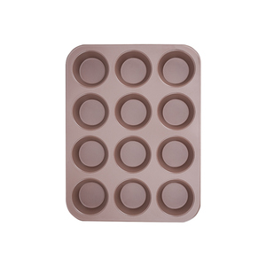 <span class=keywords><strong>Moule</strong></span> à gâteau à Cupcake en silicone et or Rose, plateau à Muffin antiadhésif, 12 tasses de cuisson, boulangers à <span class=keywords><strong>muffins</strong></span> pour le four - Product Image 2