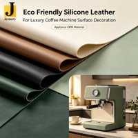 Couverture en silicone écologique Jemery pour machine à café et expresso, matériau de décoration OEM