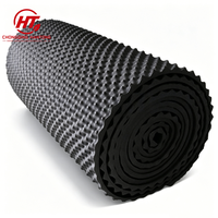 Isolation thermique/sonore en mousse de caoutchouc ondulée, mousse de caoutchouc en forme d'œuf pour l'insonorisation, absorption acoustique