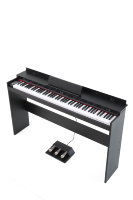 88-Key Semi-Weighted Touch-Sensitive Electric Digital Piano Keyboard with 128 Rhythms and Single Tone Educational Instrument