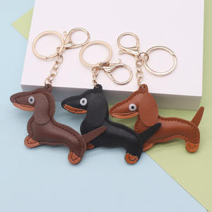 Llavero <span class=keywords><strong>de</strong></span> Cuero Multicolor <span class=keywords><strong>de</strong></span> Alta Calidad, Diseño <span class=keywords><strong>de</strong></span> Dibujos Animados, <span class=keywords><strong>Mini</strong></span> Dachshund, para Mi Hija, <span class=keywords><strong>Venta</strong></span> Caliente 2026 - Product Image 3