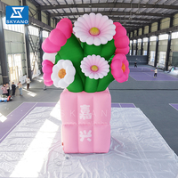 Pot de fleurs gonflable Bouquet géant Alice Artwork Flower pour la décoration publicitaire