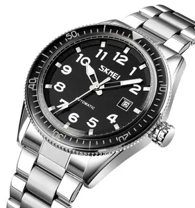 SKMEI 9232排名前10位品牌中国产的手表奢华机械自动手表用您自己的徽标