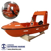 Aéroglisseur de sauvetage 6 personnes GRP Bateau de sauvetage SOLAS Standard Véhicule rigide de sauvetage et de soutien