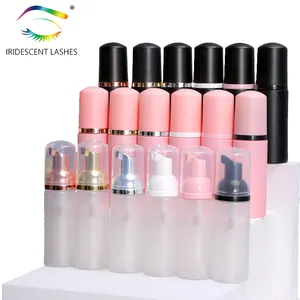 Kit brosse pour Extensions de cils, cils, shampooing, colle, nettoyage, pompe, Design avec Sachet, 60 pièces