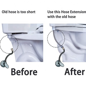 Rallonge de tuyau Nzman 6 pouces pour <span class=keywords><strong>TOTO</strong></span> C110/E200/S300/S400 <span class=keywords><strong>BIDET</strong></span>, 7/8 mâle à 7/8 femelle, arrêt des fuites de l'adaptateur de pulvérisateur de <span class=keywords><strong>bidet</strong></span> - Product Image 4