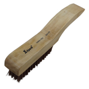 Brosse à manche courbé anti-étincelles X-SPARK 255*29mm en alliage de cuivre phosphoreux, non magnétique, outil de sécurité de qualité industrielle - Product Image 4