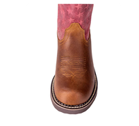 Bottes de cowboy pour enfants, fabriquées sur mesure, en cuir véritable, brodées à la main, antidérapantes, à semelle épaisse, style équestre