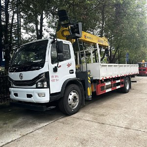 รถเครนติดรถบรรทุก 6 ล้อ ยี่ห้อจีน Dongfeng DFAC แบบ 4x2 พร้อมบูมยืดไสลด์ได้ - Product Image 1