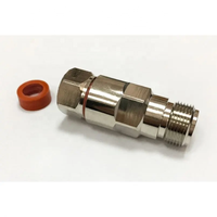 Connecteur à angle droit 4.3-10 type N type 7/16 Din mâle femelle pour connecteur de câble d'alimentation 1/2 superflex 1/2