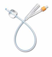 Cathéter urinaire stérile jetable à double voie en silicone pour usage vétérinaire avec stylet à ballonnet pour drainage urinaire continu chez le chien et le chat