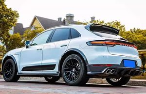 Kit de carrosserie en Fiber de carbone de haute qualité pour Porsche <span class=keywords><strong>Macan</strong></span> comprend diffuseur arrière de lèvre avant pare-chocs de voiture jupes latérales Spoiler nouveau - Product Image 5