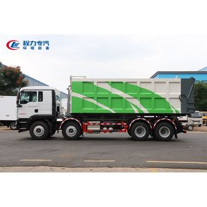 รถบรรทุกขยะ Sinotruk Howo 8x4 25-30 ตัน แบบ Roll Off พร้อม Hook Lift สำหรับงานหนัก - Product Image 4