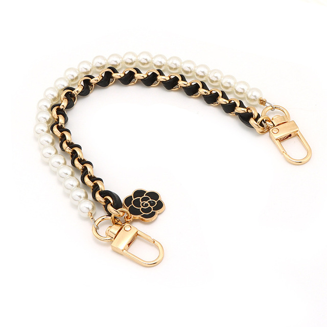 Wrist Strap Mobile Phone Chain Cell Phone Case Universal Anti-Lost Lanyard Rope Pearl Pendant