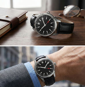 Montre mécanique de luxe pour homme avec logo de marque personnalisé OEM, mouvement automatique Miyota 9075, fabricants de montres GMT haut de gamme - Product Image 2