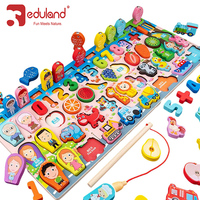 Mainan Edukasi EN71 Papan Montessori Anak-anak Ramah Lingkungan Puzzle Kayu 3D Kurang dari 50 Potong |   Penitipan Anak Usia Dini