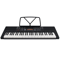 Piano Eléctrico Multifuncional Popular de 61 Teclas, Órgano Electrónico OEM ODM con 300 Tonos, 300 Ritmos y 50 Canciones de Demostración