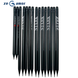 Văn Phòng Phẩm Cung Cấp Chuyên Nghiệp <span class=keywords><strong>Graphite</strong></span> Vẽ Bằng Gỗ Bút Chì Thiết Lập Vòng Màu Đen HB Số Lượng Lớn Tiêu Chuẩn Bút Chì Biểu Tượng Tùy Chỉnh In - Product Image 2