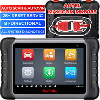 Escáner OBD2 Autel MaxiPRO MP808S, Herramienta de Diagnóstico de Sistema Completo con Control Bidireccional, Codificación ECU, Más de 30 Funciones de Reinicio, PK MK808BT PRO