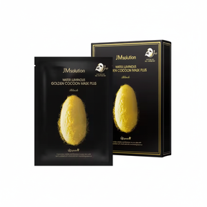 Jmsolution มาส์กรังไหมสีทองเรืองแสงในน้ำบวกมาใหม่ผลิตภัณฑ์ดูแลผิวจากเกาหลีแพ็คขายส่ง (1ชิ้น = 10แผ่น) - Product Image 2