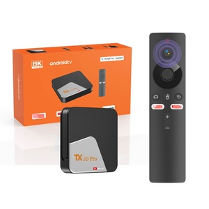 Boîtier TV Android TX10 Pro moins cher, double bande WIFI+BT, Android 15, Allwinner H616 Quad Core, 8K, boîte décodeur vocale - Product Image 1
