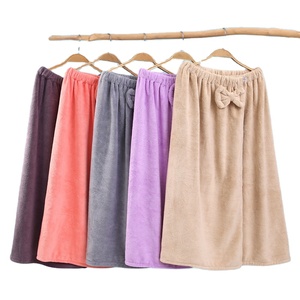 Gonna da bagno indossabile asciugamano da bagno morbida e confortevole in microfibra da ragazza e da donna - Product Image 1