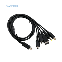 Câble de charge USB C vers NDSi NDSL GBASP PSP PSViTA2000 pour console de jeu PS4 XBone (1 à 5)