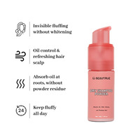 Poudre de shampooing sec aux ingrédients naturels, absorbe l'huile, rafraîchit les racines, ajoute du volume pour tous les types de cheveux