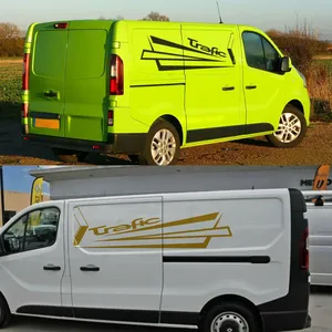 Autocollants Latéraux de Porte pour Renault <span class=keywords><strong>Trafic</strong></span> <span class=keywords><strong>2</strong></span> 3 MK3 MK2 MK1, Décoration de Camping-Car Montagne, Films Vinyles Graphiques, Accessoires de Tuning Auto - Product Image 4