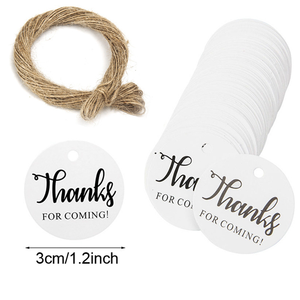 Handmade Handmade Nhãn Quà Tặng Trang Trí Trống Giá Tag Sẵn Sàng Để Tàu Cổ Đu Tag Với Cảm Ơn Bạn Đã Kỷ niệm Với Chúng Tôi Tag - Product Image 3