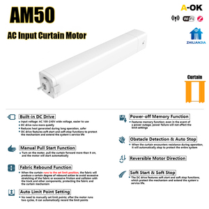 Sistema de Cortinas Inteligentes Mini con Luces LED, Control Remoto, WiFi, Tuya, Zigbee, Riel para Cortinas para Hogar y <span class=keywords><strong>Hotel</strong></span>, Venta al Por Mayor - Product Image 6